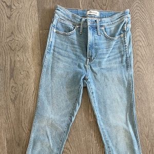 Madewell 10” High Rise Skinny Jeans - Light Wash